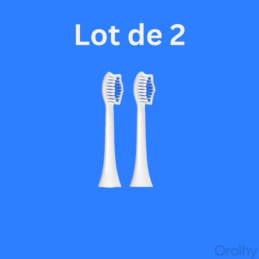 Têtes de brosse Oralhy – Lot de 2